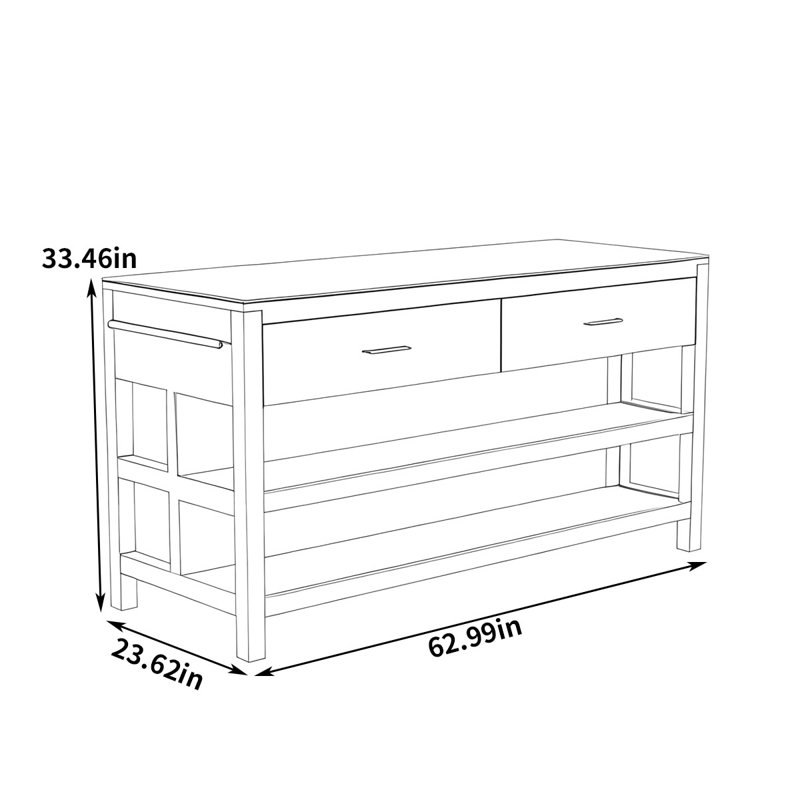 Vintage Kitchen Island