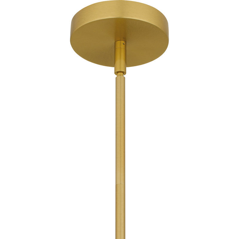 Sadell Integrated LED Mini Pendant, Brushed Gold