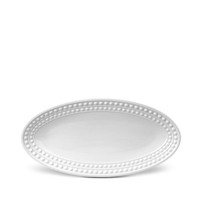 Perlee White Oval Platter