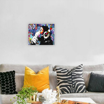Art mural en toile sans cadre 12 "x 16"