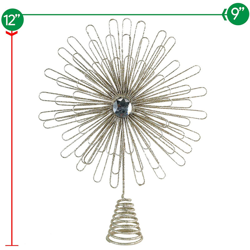 Décoration pour sommet de arbre Flower Sunburst