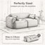 73.2 " Corduroy Loveseat