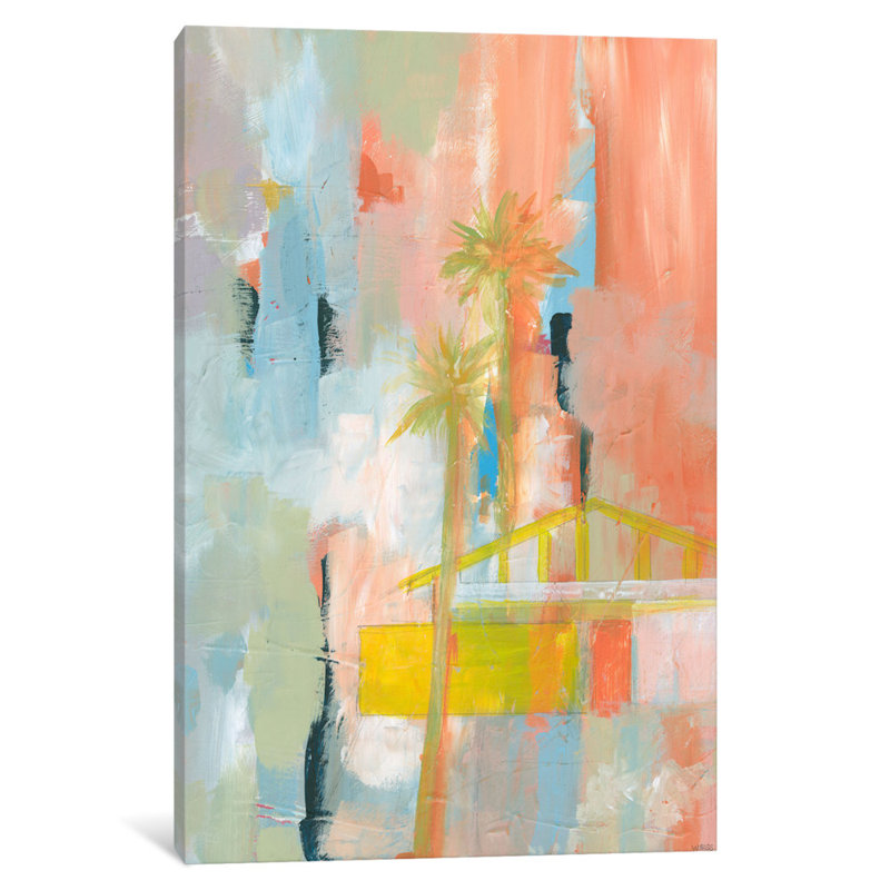 «Desert Living I», reproduction sur toile, H 26 po x l 18 po x P 1,5 po, Toile tendue, Pas de tapis