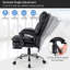 Chaise de bureau en similicuir