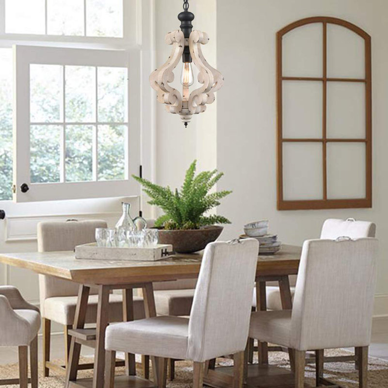 1 - Light Natural Lantern Pendant