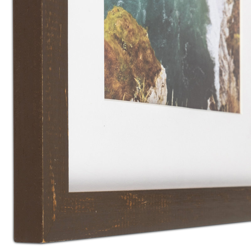 Cadre photo Blevins, 12 po x 18 po, Brun