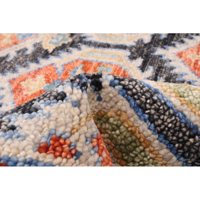 One-of-a-Kind 6'1" X 9' New Age Wool Area Rug in