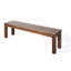 Banc 2 en bois rustique de 62,26 po - Style classique, style robuste