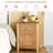 Bourrache Wooden Nightstand with Drawer and Cabinet-104846191