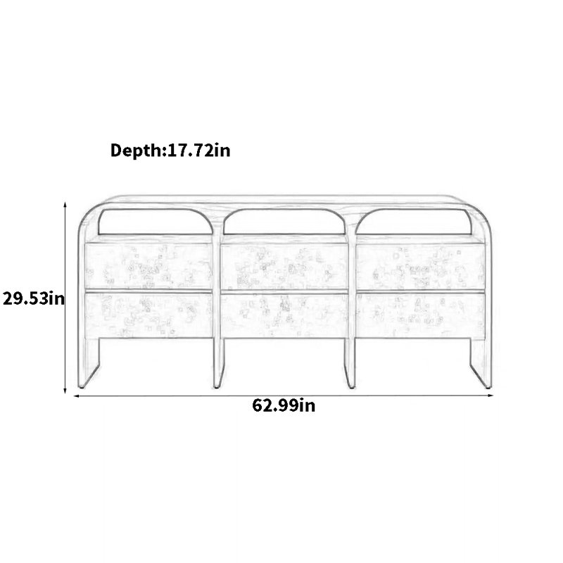 Retro Drawer Sideboard