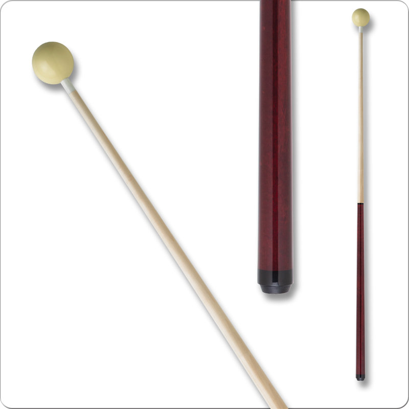 Junior Ipjrc Cue With Attached Ball - 44in - Red