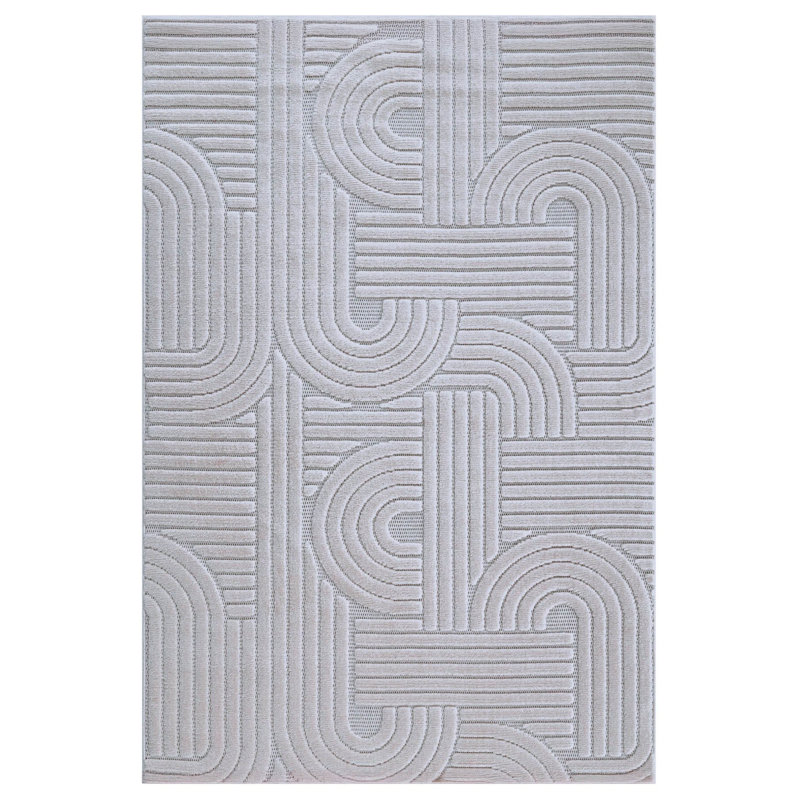 Heywood Anthracite Non-Slip Based Bohemian Decorative Soft Carpet, Rectangle 3'4" x 8'11"