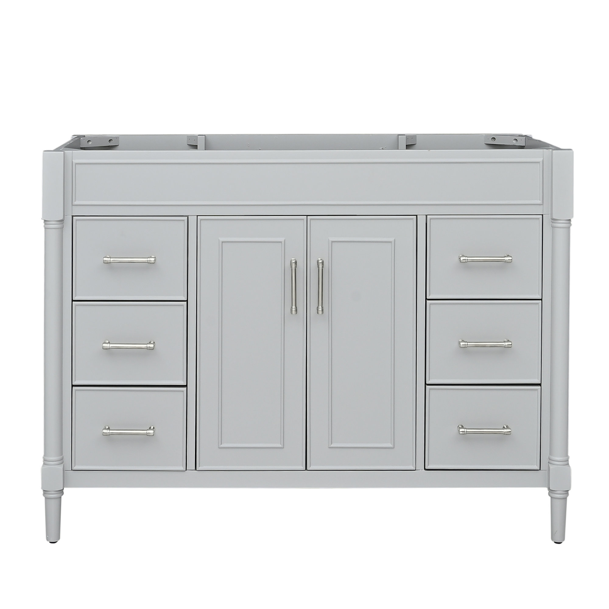 Addison 48'' Single Bathroom Vanity Base, Light Gray