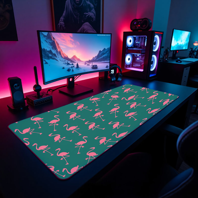 Polyester Desk Pad, 23.6x13.8