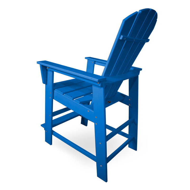 Chaise de comptoir POLYWOOD South Beach, Bleu pacifique