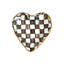 Courtly Check® Fluted Heart Plate