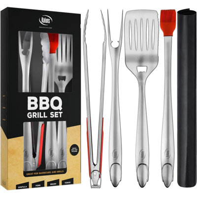 Stainless Steel Non-Stick Grilling Tool Set