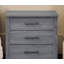 Ensemble de table de chevet 3 tiroirs gris Saguenay-1989859137