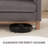 59.8 W Upholstered Modern Farmhouse Square Arm Loveseat-1397254830