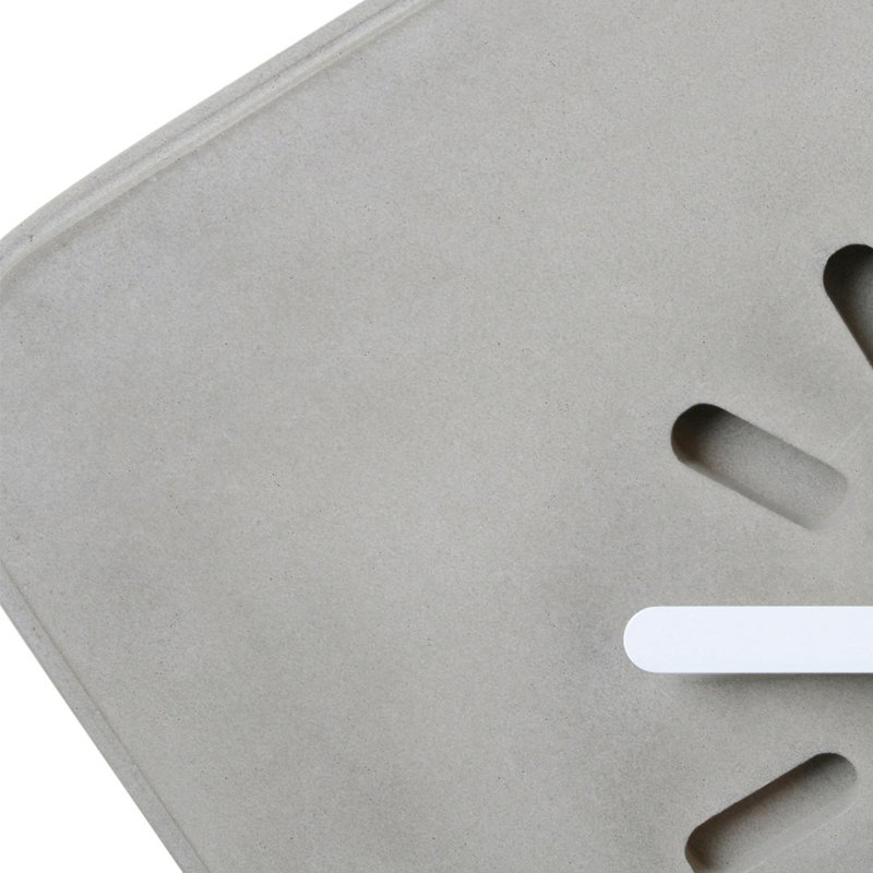 Low Tech Concrete Wall Clock
