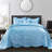 4 Piece Quilted Satin Bedspread Set-826307613-868318637