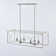 6 - Lights Dimmable Farm Rectangular Chanderlier