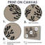 «Black and Brown Natures Coastal Essence», ensemble de reproductions d'art mural grand corail-1191097099-1191097101-1191097100