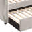 Perkins Upholstered Twin Daybed with Trundle-88293329