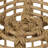 Style Chair & Side Table - Beige Cushion, Brown Iron And 100% ,