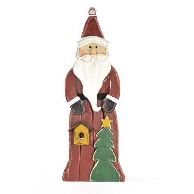 Père noël en bois