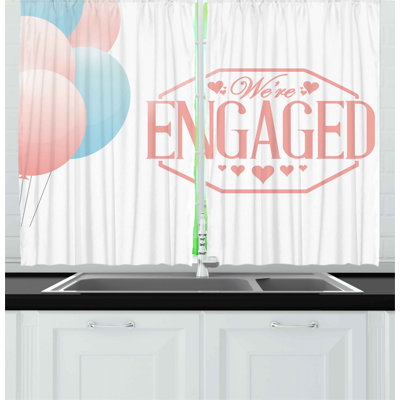 Pointed Kitchen Curtain