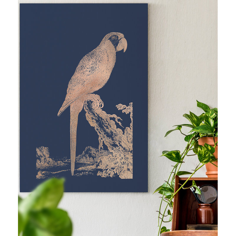 «Parrot», reproduction d'art sur toile, H 27 po x l 18 po x P 1 po