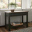 Table de canapé de style campagne moderne bicolore brun et noir-180393643