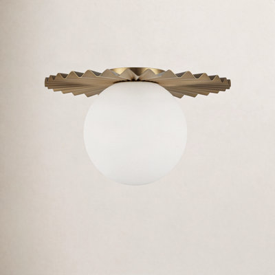 Laki Glass Flush Mount