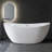 Naha Freestanding Soaking Acrylic Bathtub with Drain-95416901-95416903