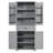 Bathroom Storage Cabinet With Doors And Drawer, Multiple Storage Space, Adjustable Shelf-1829197386