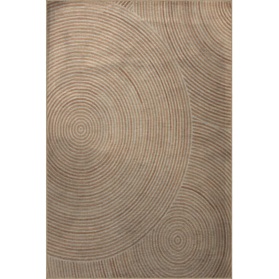 Abstract Circle Geometric Creative Modern Decorative Machine Washable Area Rug