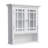 Cardonas Removable Over-The-Toilet Bathroom Wall Cabinet with Glass Doors, Adjustable Shelf & Open Storage-565280570