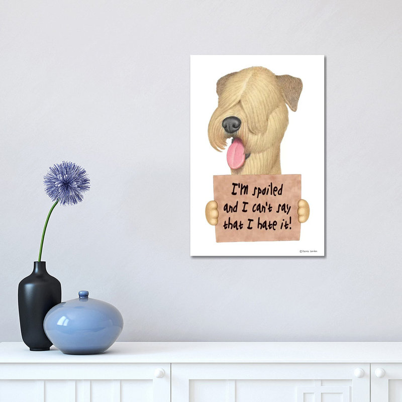 Wheaten Terrier, H 18 po x l 12 po x 1,5 po