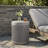 Outdoor Lightweight End Table Round Concrete Outdoor Side Table