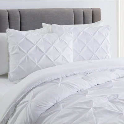 Pintucked Comforter Set