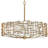 Fredrick Ramond Farrah 6-Light White Linen Drum Chandelier-1433837603