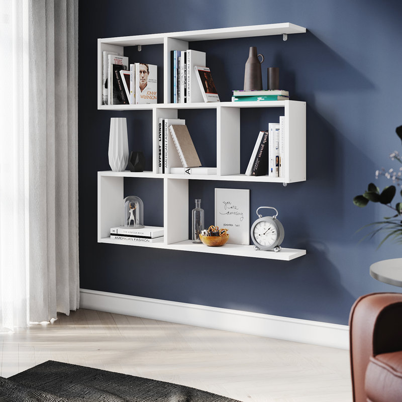 80cm H x 81.5cm W Bookcase, White