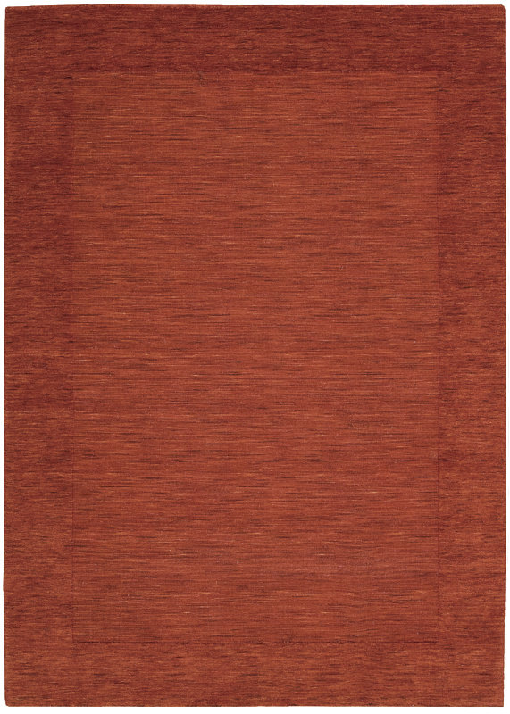 Ripple Wool Area Rug in Barn, Rectangle 5'6" x 7'5"