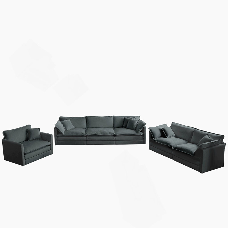 Canapé modulaire surdimensionné confortable pour le salon, idéal pour la détente