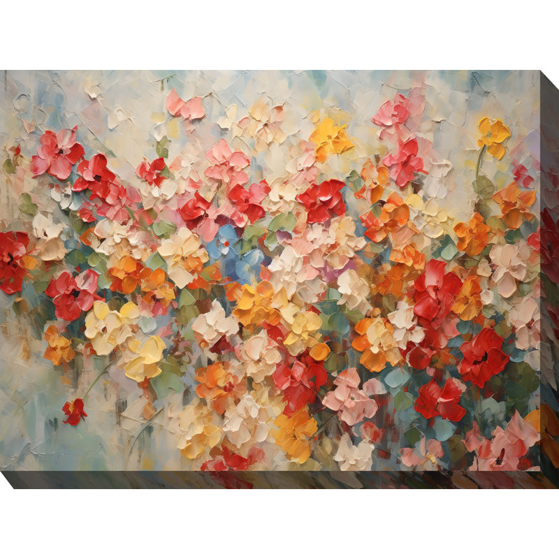 Art sur toile kaléidoscope pour l'extérieur