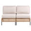 Cassaundra 130cm Wide Straight Patio Sofa