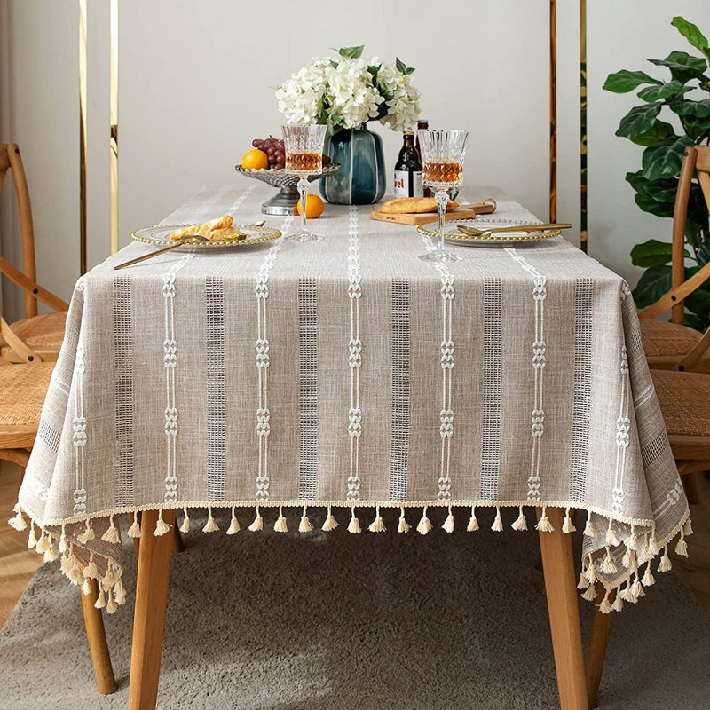 Coiner Dining Linens, 78" x 54", Brown