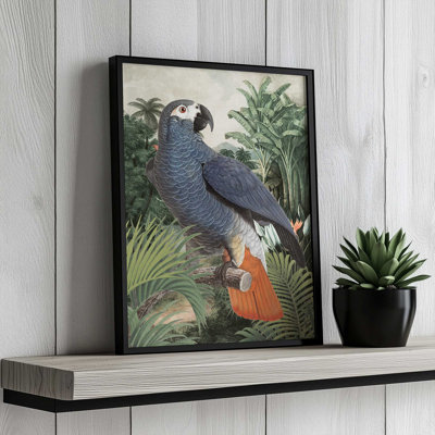 «Jungle Parrot I» par Wild Apple Portfolio, reproduction d'art