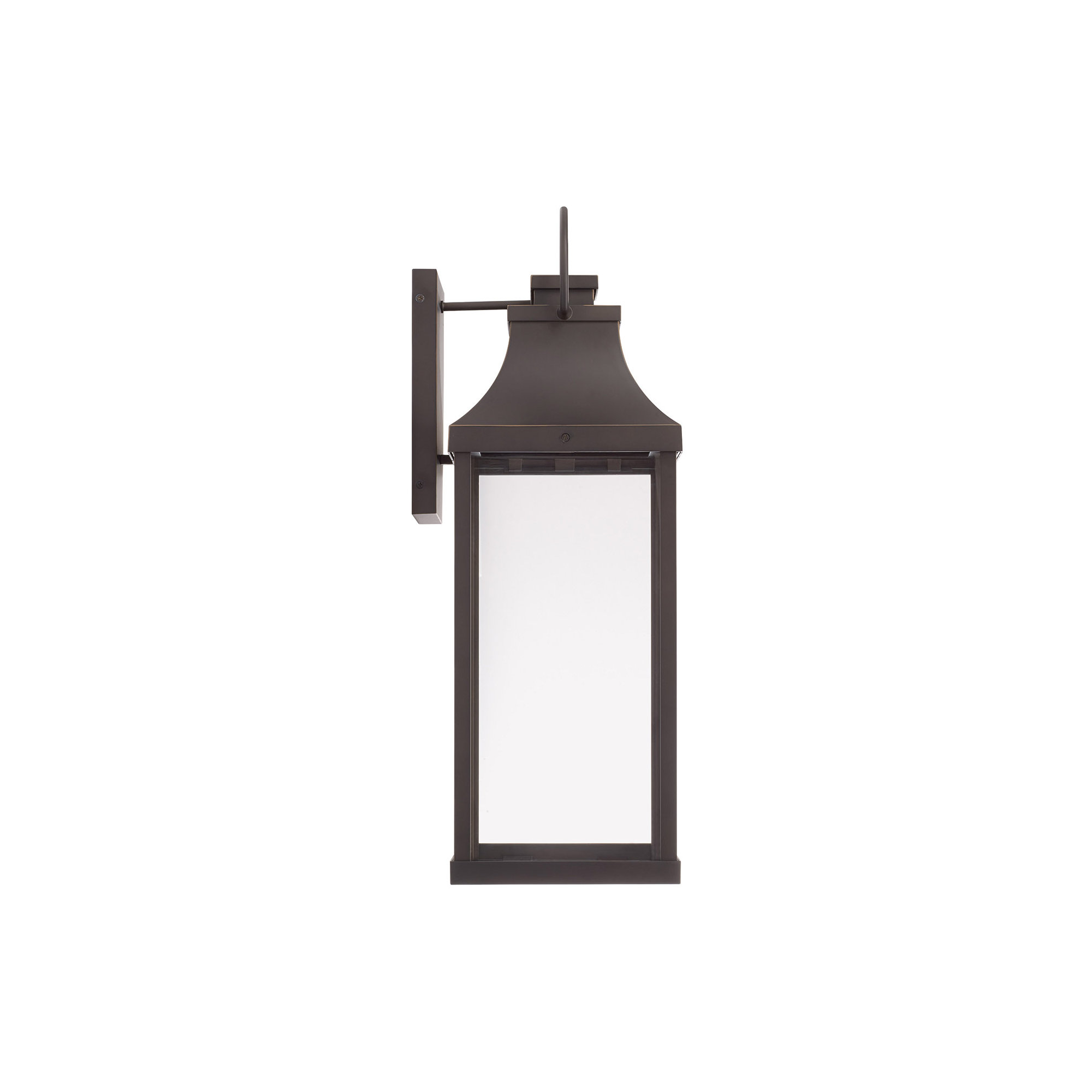 Single Light Outdoor Wall Light, Oiled Bronze
